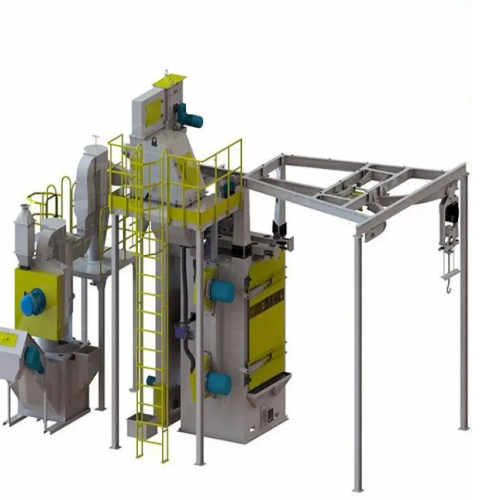 Hook type shot blasting 2